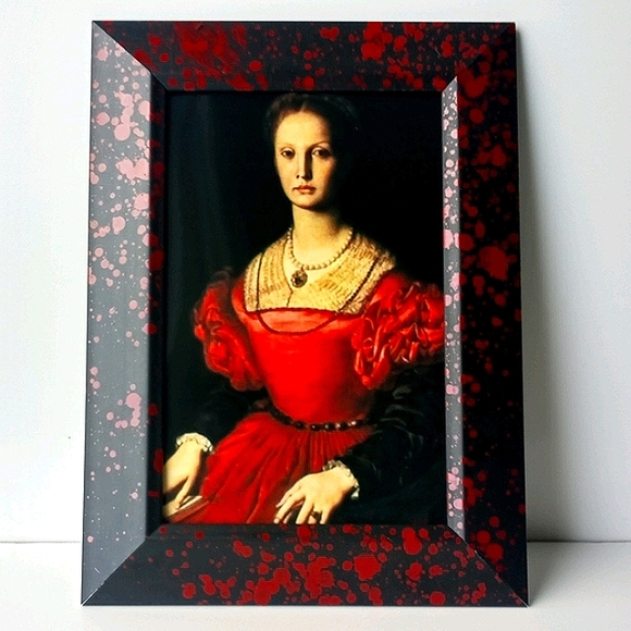 Serial Killer Elizabeth Bathory Gothic Oddity Queen Horror Bloody Gore Framed - Picture 5 of 8